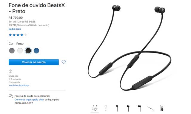 Vale a pena comprar o fone de ouvido BeatsX, da Apple?