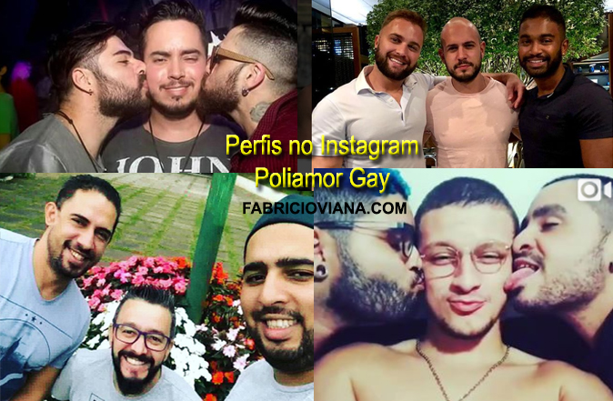 Trisais gays para você seguir no Instagram. Sim, poliamor gay!