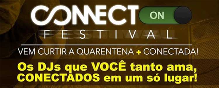 Vamos bailar? CONNECT ON: Festival Online de Música Eletrônica! Projeto #ConectON