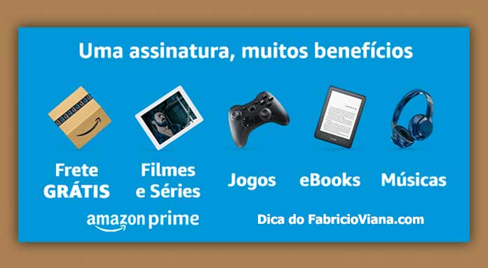 Assine Amazon Prime e acesse grátis Prime Vídeo, Amazon Music, Prime Ebooks e Jogos!